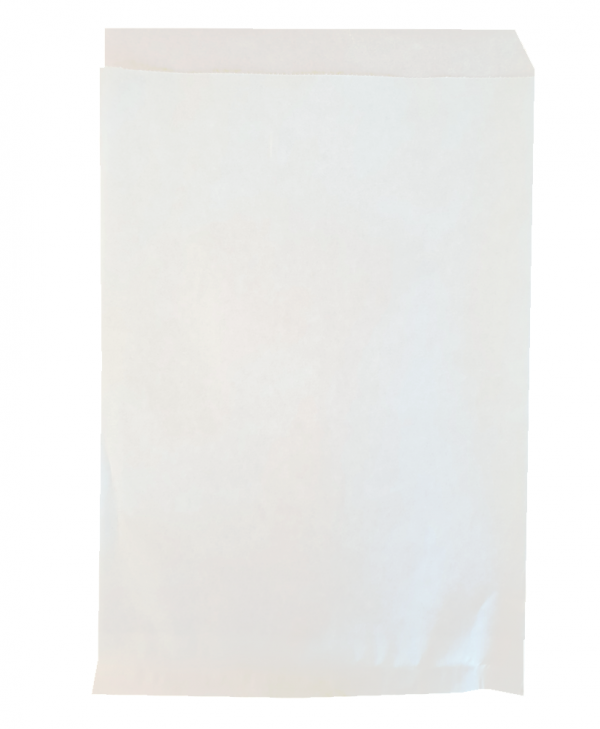 papírový sáček na kebab bílý