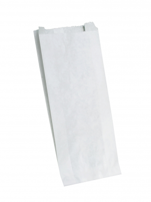 papírový sáček bílý